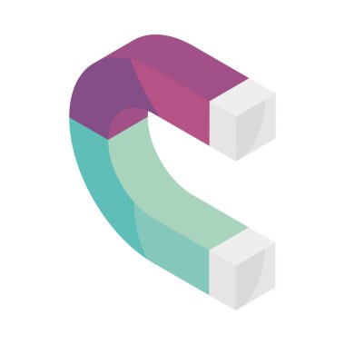 magnet start up isometric icon style