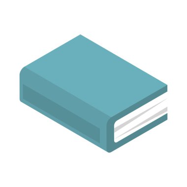 book hardcover isometric icon vector