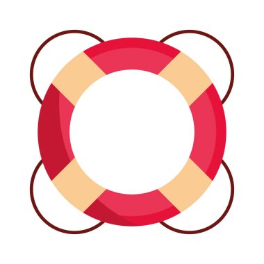 lifebuoy rescue emergency icon isolated
