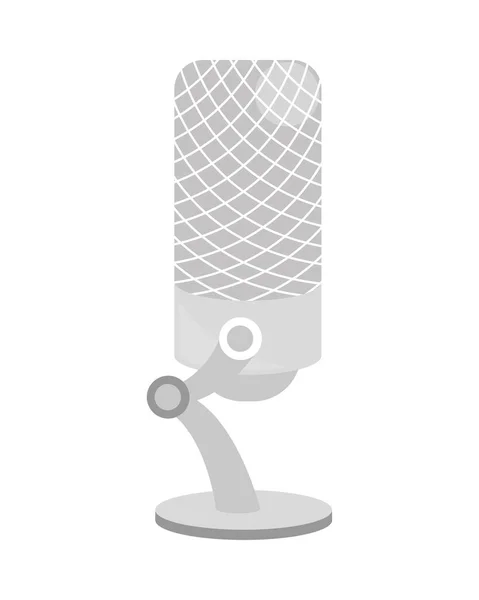 Microphone Voice Vector Icon Isolated — Stok Vektör