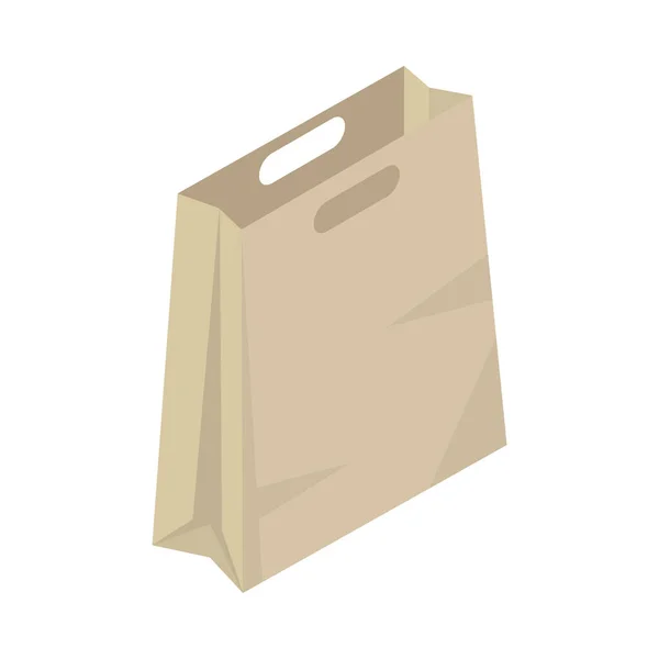 Empty Take Away Package Mockup Icon — 스톡 벡터