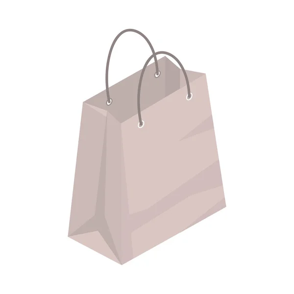 Take Away Bag Commerce Mockup Icon — 스톡 벡터
