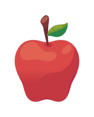 sweet apple fruit icon isolated