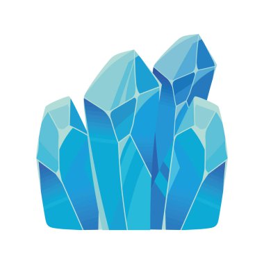 magic quartz stones icon isolated