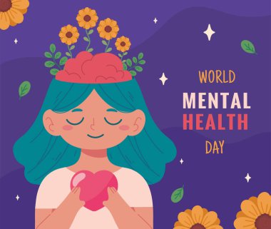 mental health day celebration card