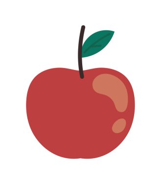 elma taze meyve izole simgesi