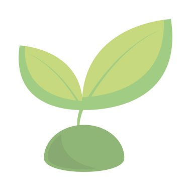 green plant nature isolated icon