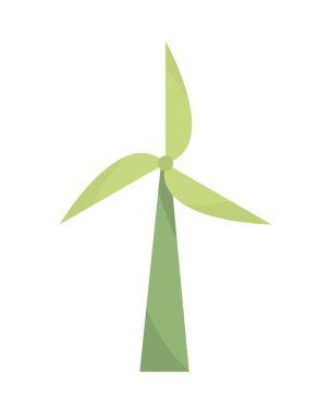 wind turbine green energy isolated icon