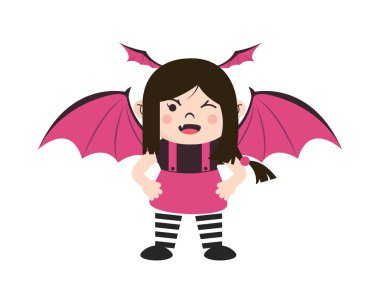 halloween vampire character isolated icon