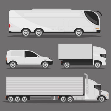 icon collection, car mockup design