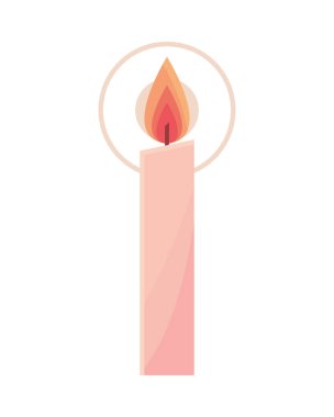 light candle bright isolated icon