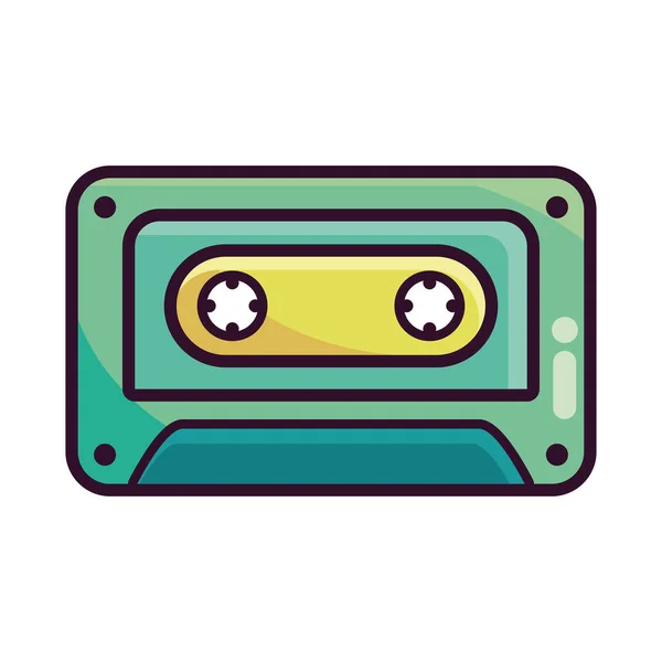 Cassette 90S Modern Style Icon — Stockvektor
