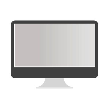 mockup computer screen isolated icon