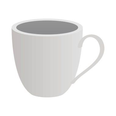 mockup ceramic cup isolated icon