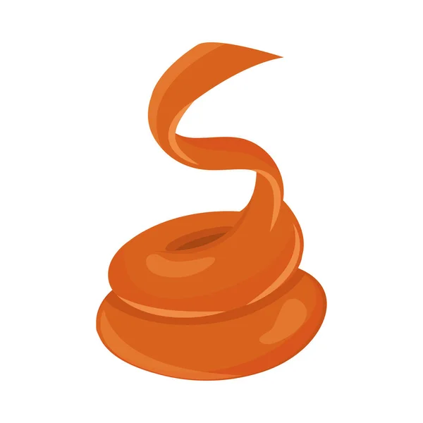 Caramel Vector Isolated Flat Icon — Image vectorielle