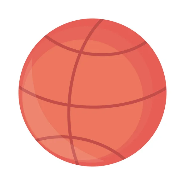 Isometric Basketball Ball Isolated Icon — стоковый вектор