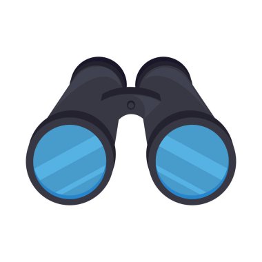 binoculars isolated icon on white background