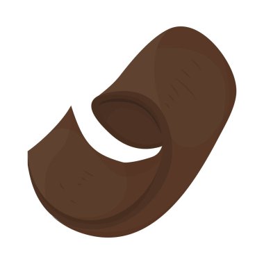 sweet chocolate isolated flat icon