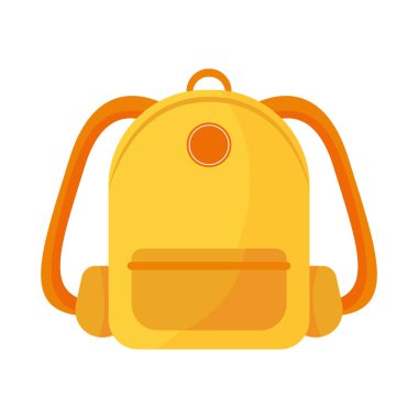 backpack isolated icon on white background