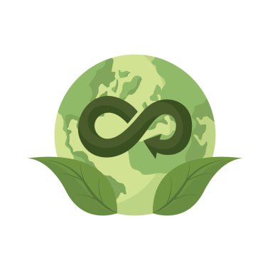 eco world green energy isolated icon