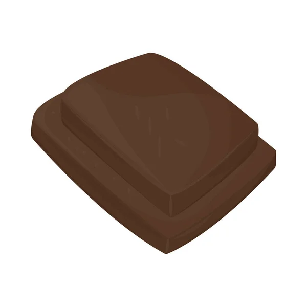 Candy Chocolate Isolated Icon Vector — стоковый вектор