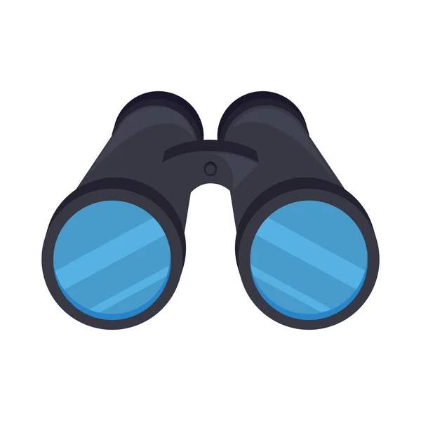 Binoculars Isolated Icon White Background — Stock Vector