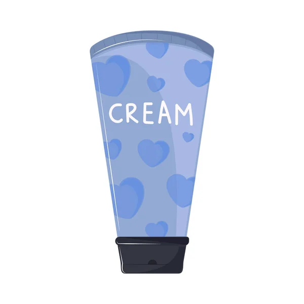 Cream Tube Beauty Korean Icon — Vettoriale Stock