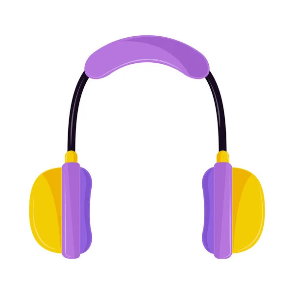 Headphones 90S Modern Style Icon — Image vectorielle