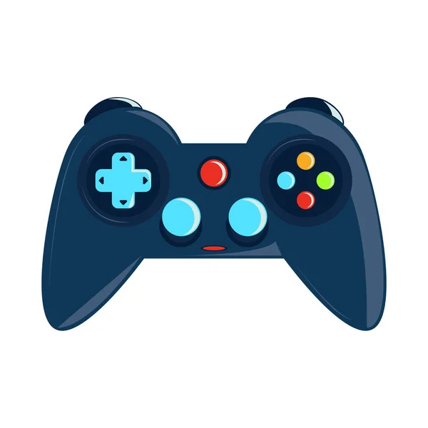 Controller Video Game Style Icon — Stock Vector