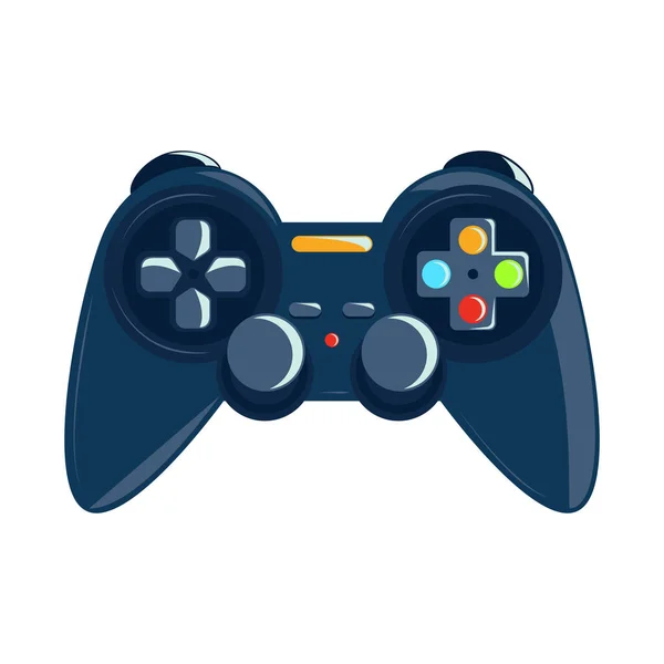 Control Video Game Style Icon — Stok Vektör