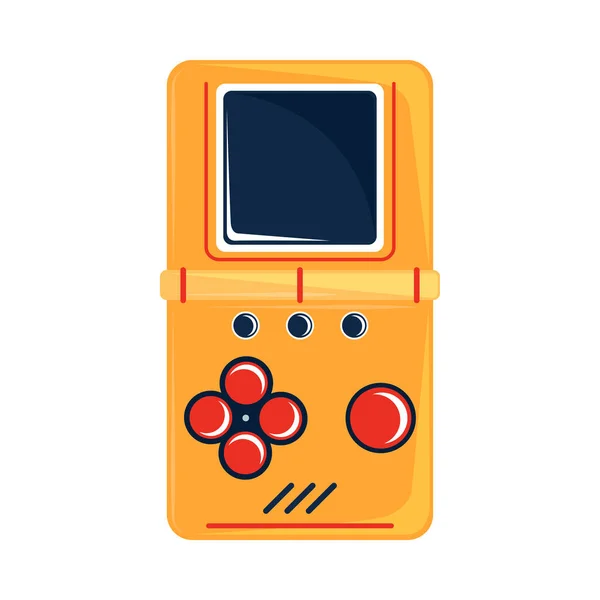 Portable Console Game Style Icon — Stockový vektor