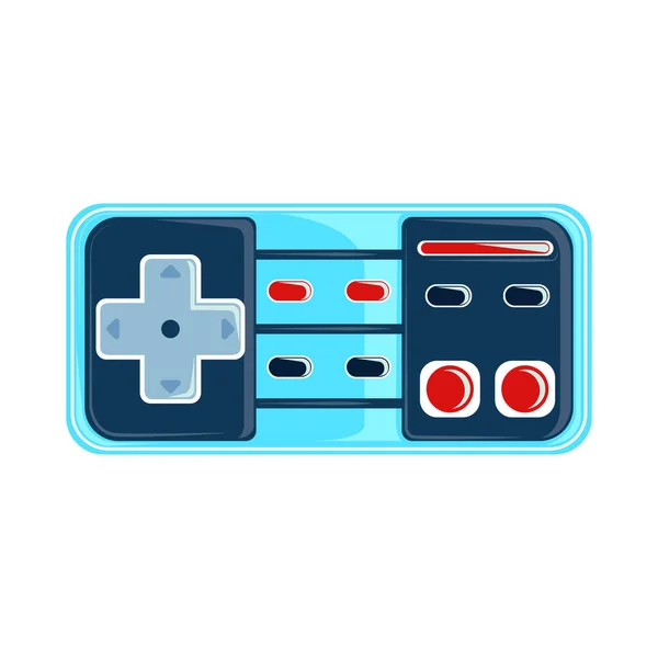 Electronic Control Video Game Style Icon — стоковый вектор