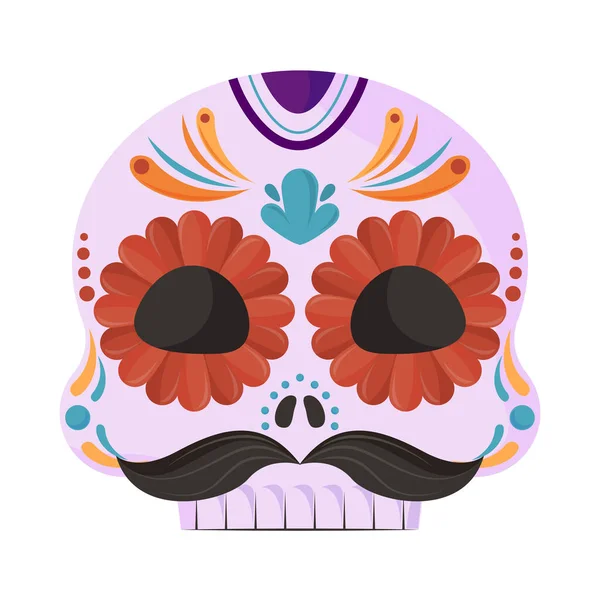 Catrina Day Dead Icon Design — Image vectorielle