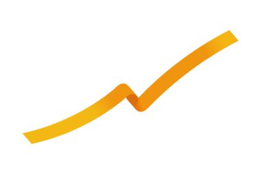 ribbon decoration isolated vector icon