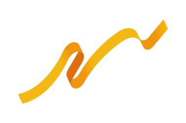 ribbon tape isolated vector icon