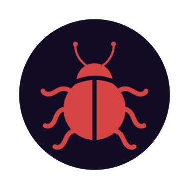 cyber fraud virus attack isolated icon