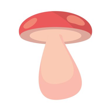 Mantar sonbahar simgesi izole edildi