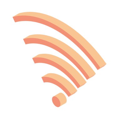 izometrik sosyal medya internet simgesi