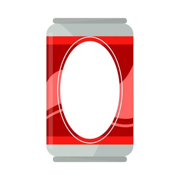 Juice Can Beverage Icon Isolated — Stock Vector