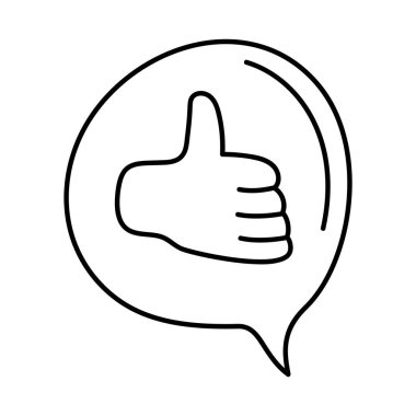 Sosyal medya karalama simgesi gibi izole