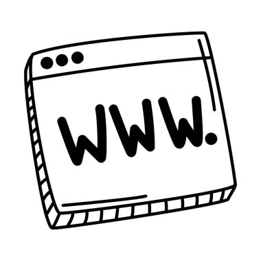 websitesi sosyal medya karalama simgesi izole