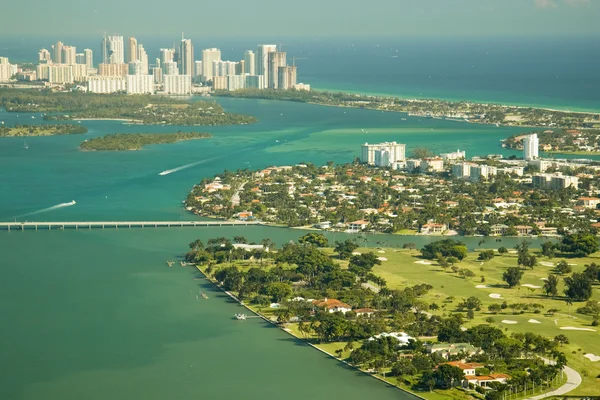 Légi felvétel Miamiról — Stock Fotó