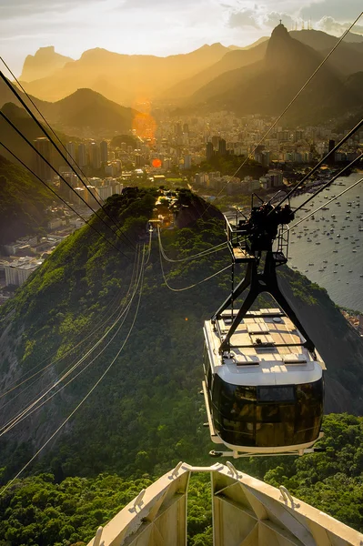 Carro de cabo aéreo — Fotografia de Stock