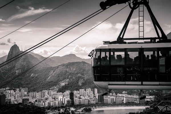 Carro de cabo aéreo — Fotografia de Stock