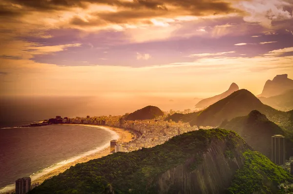 Plaża Copacabana — Zdjęcie stockowe