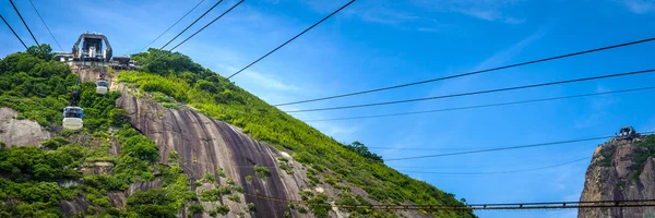 Linbanestationen på berg — Stockfoto