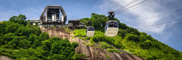 Cable car station on mountain — Stock Photo, Image