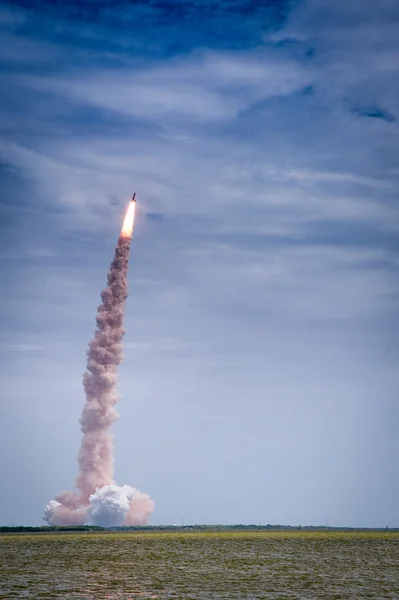 Lançamento da Atlântida - STS-135 — Fotografia de Stock