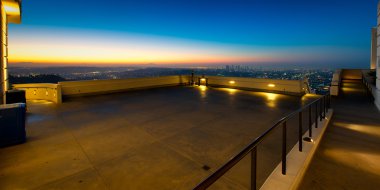 Los angeles griffith Gözlemevi görüldüğü gibi