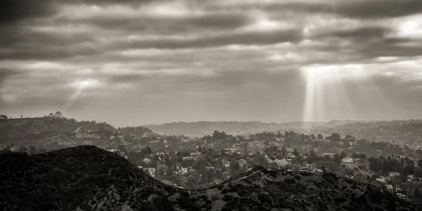 Los Angeles do Hollywood Bowl Overlook — Fotografia de Stock
